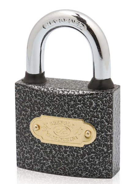 PLASTIC PAINTED IRON PADLOCK