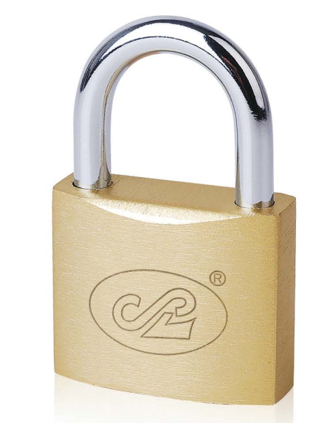IMITATE BRASS ARC TYPE PADLOCK (WIRE DRAWING FINSIHING)