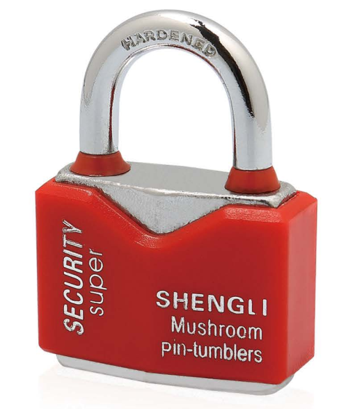 PLASTIC COVER RHOMBIC TYPE PADLOCK