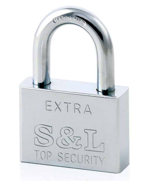 SQUARE SHAPE CP VANE IRON PADLOCK