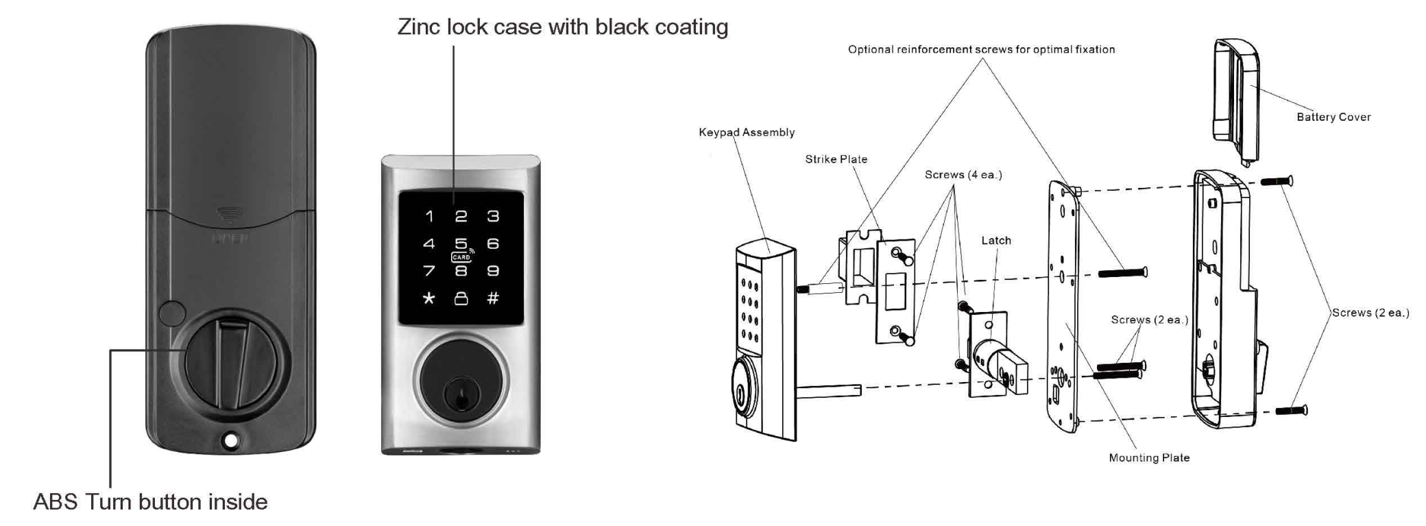 TOUCH CODE DIGTAL SMART LOCK