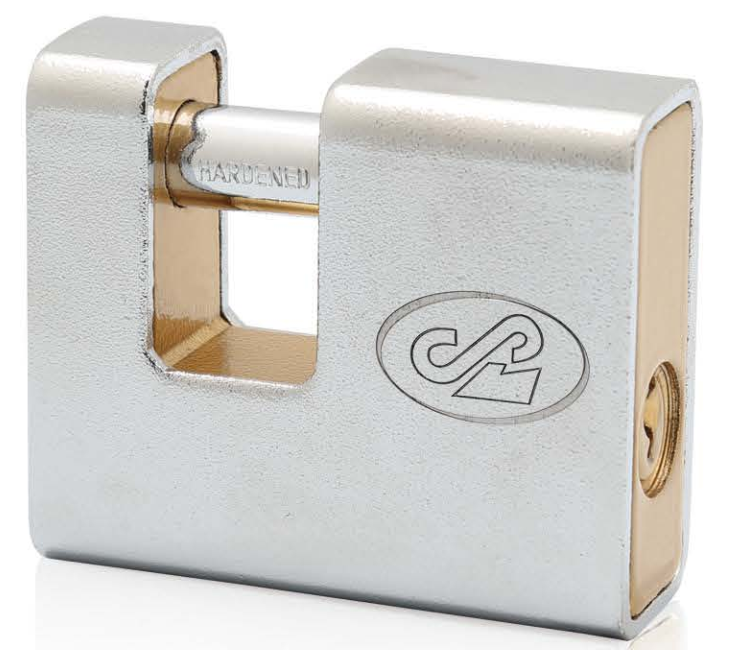 HALF SHEEL STEEL COVER RECTANGULAR PADLOCK