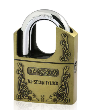 ZINC ALLOY SHACKLE PROTECTED ATOM PADLOCK