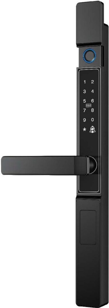 Duplex broken bridge aluminum courtyard door smart lock